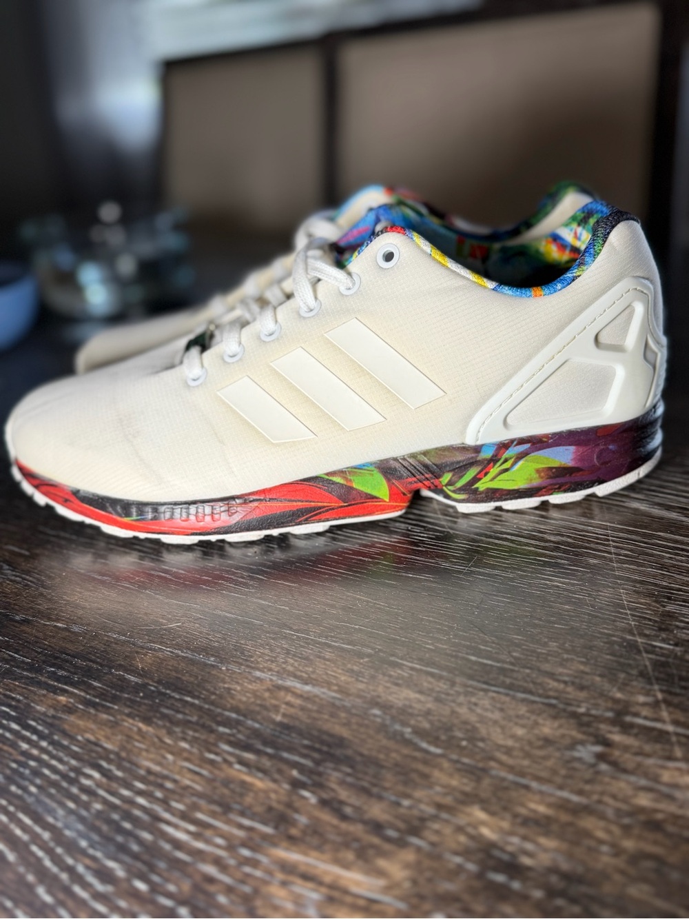 Adidas Torsion ZX Flux Floral Men’s size 9.5 - Picture 4 of 6